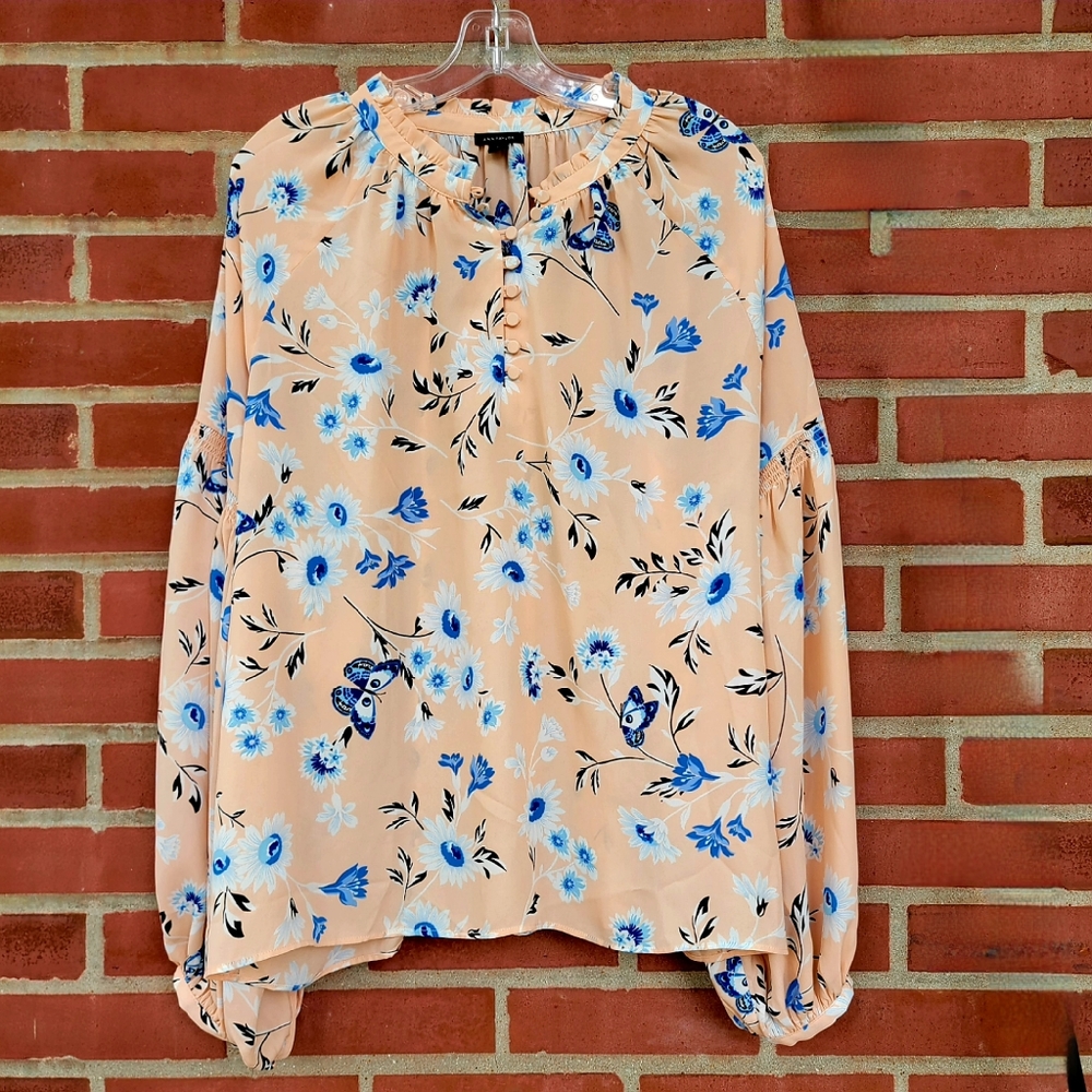 Ann Taylor Flower Blouse